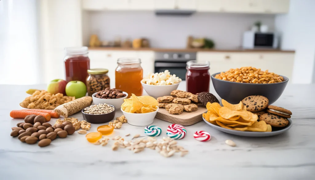 Запрещенные продукты: твердые продукты, липкие продукты, крупные