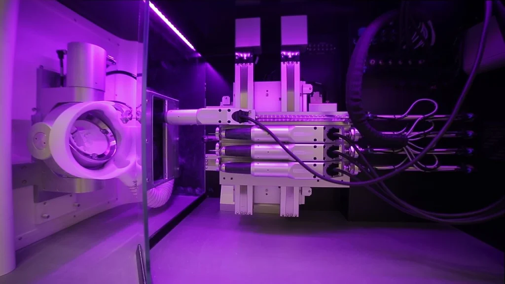 фрезерный модуль для обработки зубных заготовок